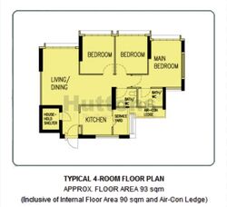 Blk 166A Yung Kuang Court (Jurong West), HDB 4 Rooms #554527511